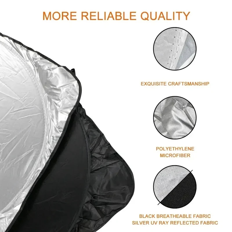 Car Windshield Sun Shade – Anti-UV Folding Visor Cover