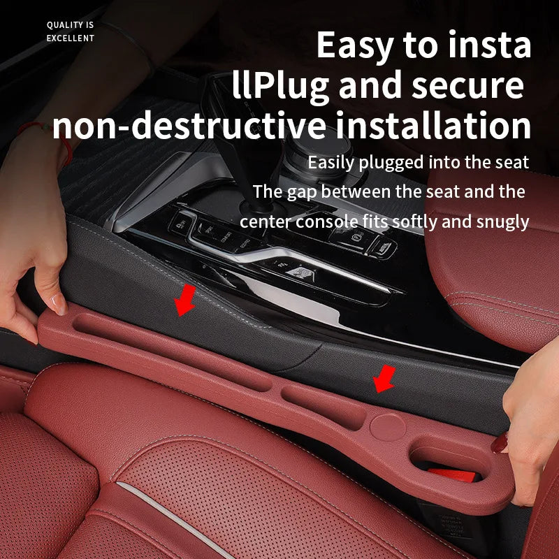**"Car Seat Gap Filler – Universal Anti-Drop Organizer for Phones, Keys & Cards | Non-Slip & Durable"**