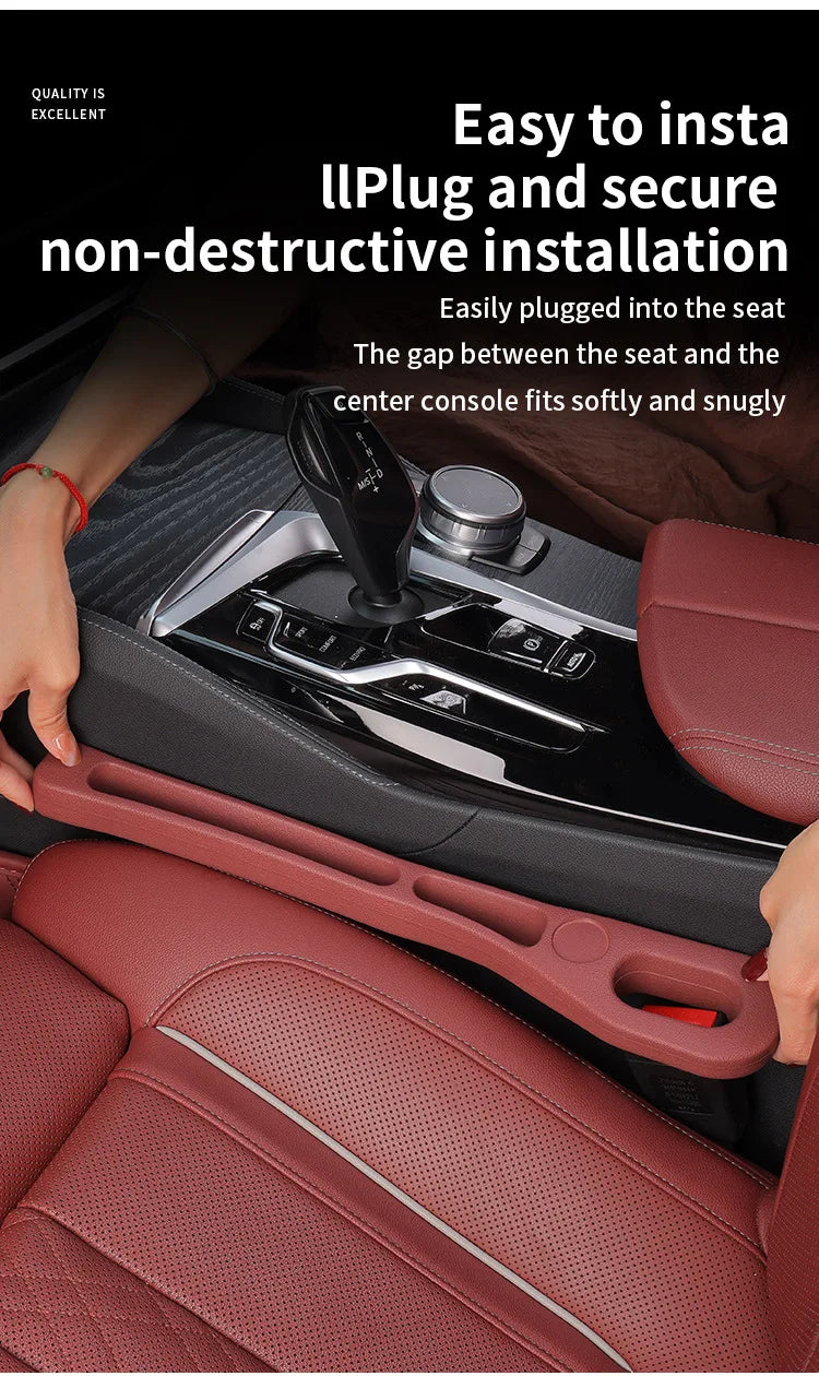 **"Car Seat Gap Filler – Universal Anti-Drop Organizer for Phones, Keys & Cards | Non-Slip & Durable"**