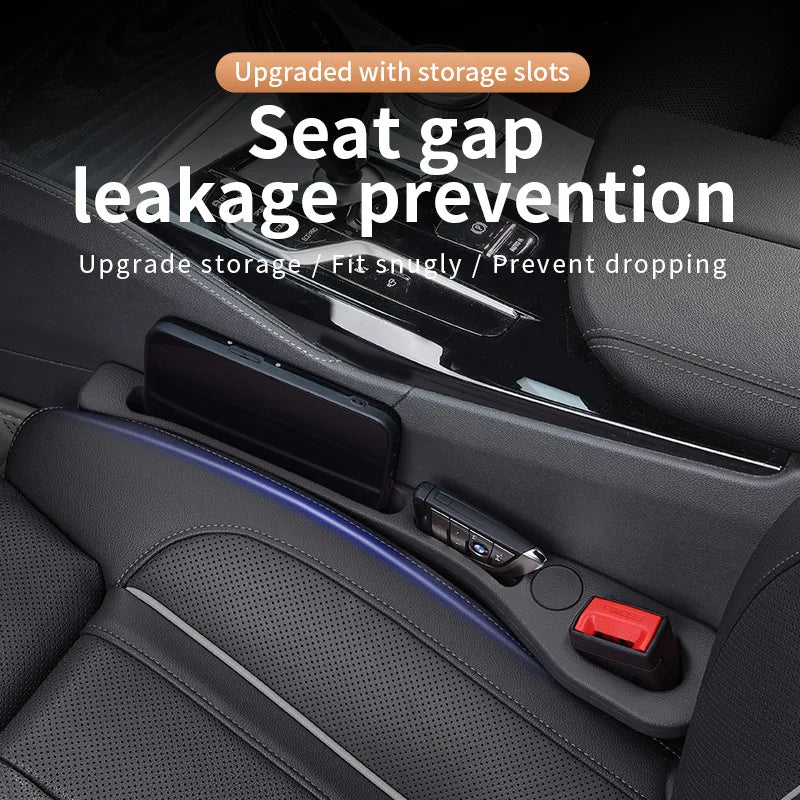 **"Car Seat Gap Filler – Universal Anti-Drop Organizer for Phones, Keys & Cards | Non-Slip & Durable"**