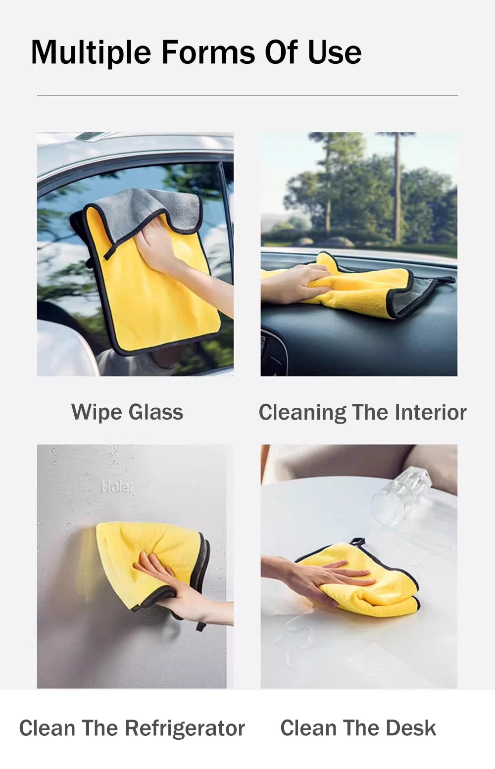Premium Microfiber Car Cleaning Towel – Ultra Absorbent & Scratch-Free