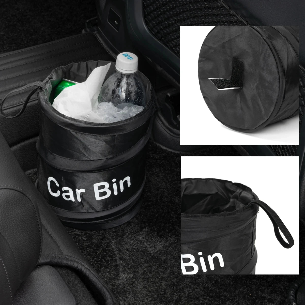 Car Trash Bag – Waterproof Hanging Garbage Bin for Cars