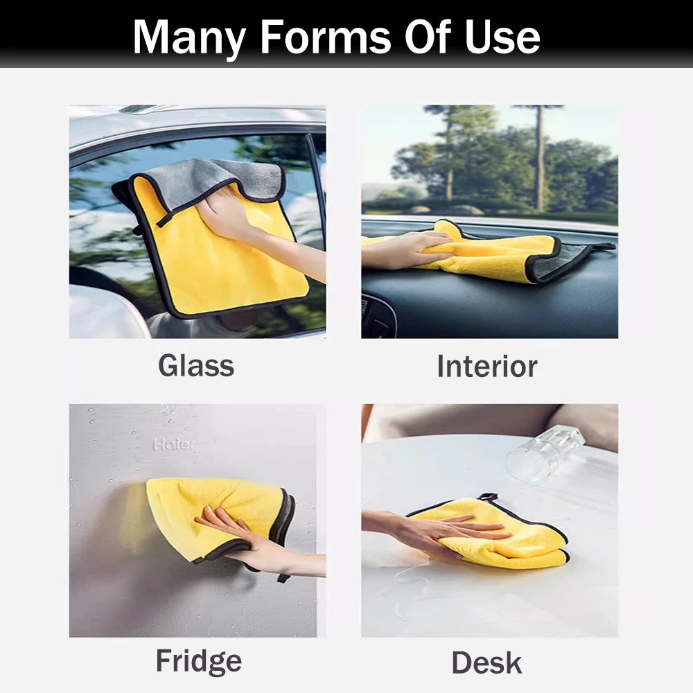 Premium Microfiber Car Cleaning Towel – Ultra Absorbent & Scratch-Free