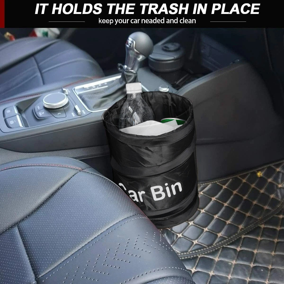 Car Trash Bag – Waterproof Hanging Garbage Bin for Cars