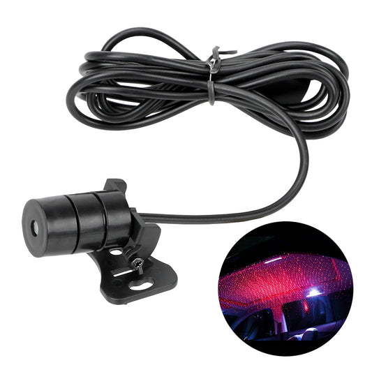 Red Starry Sky USB Ceiling Light – LED Interior Ambient Projector