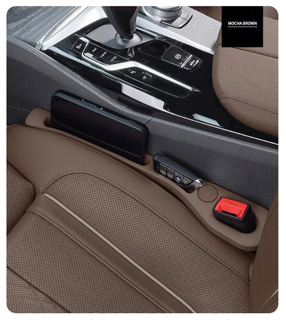**"Car Seat Gap Filler – Universal Anti-Drop Organizer for Phones, Keys & Cards | Non-Slip & Durable"**