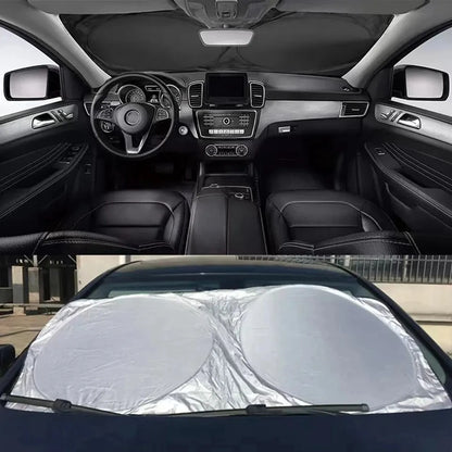 Car Windshield Sun Shade – Anti-UV Folding Visor Cover
