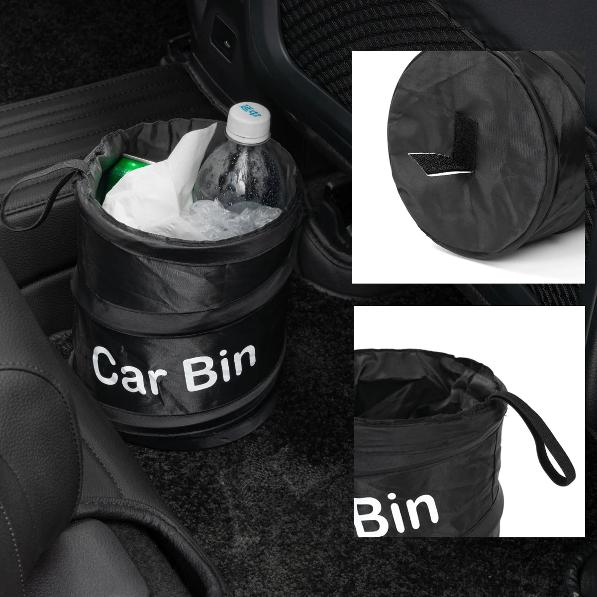 Car Trash Bag – Waterproof Hanging Garbage Bin for Cars