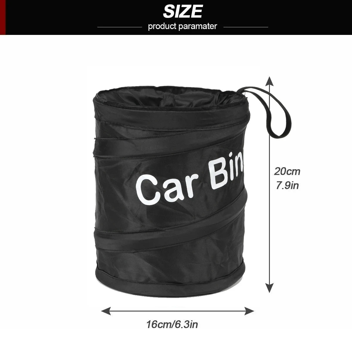 Car Trash Bag – Waterproof Hanging Garbage Bin for Cars