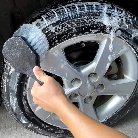Car Wheel Cleaning Brush – Heavy-Duty Rim & Tire Cleaner