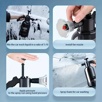 2L Manual Car Wash Foam Sprayer – High Pressure Cleaning Tool