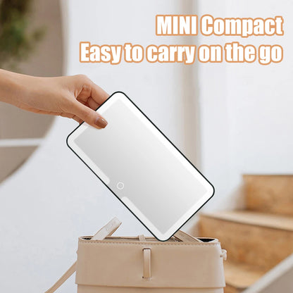 LED Touchscreen Car Vanity Mirror – Sun Visor Makeup Mirror
