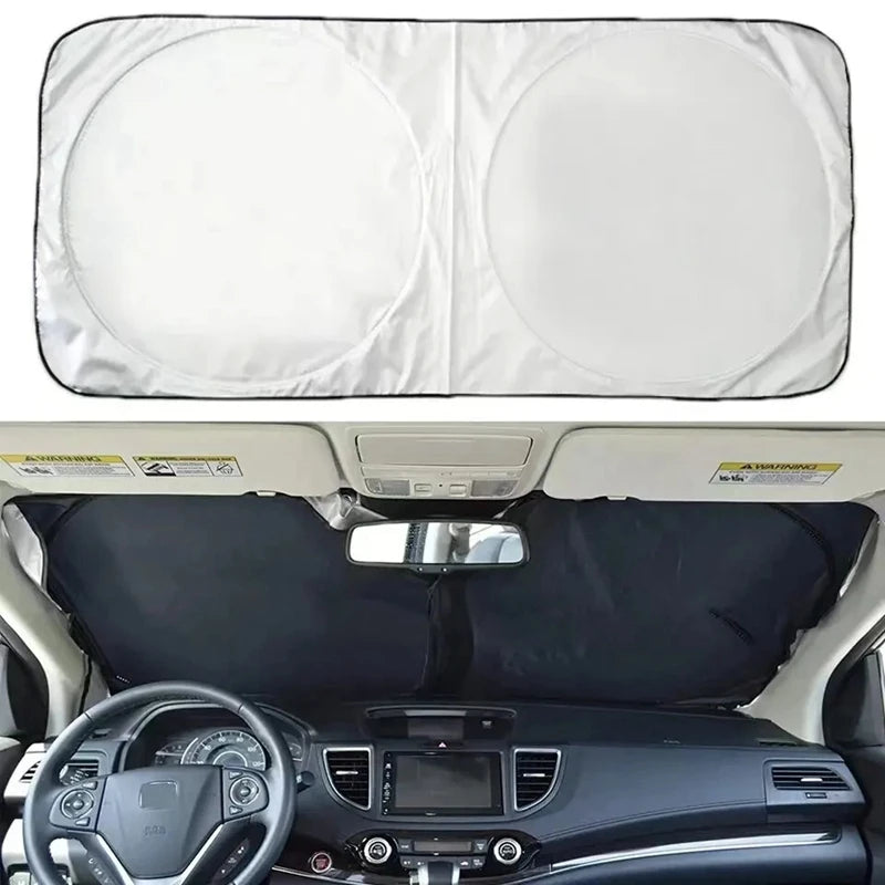 Car Windshield Sun Shade – Anti-UV Folding Visor Cover