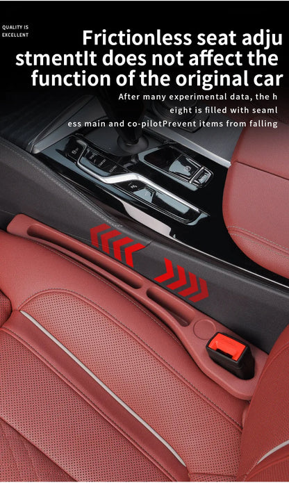 **"Car Seat Gap Filler – Universal Anti-Drop Organizer for Phones, Keys & Cards | Non-Slip & Durable"**