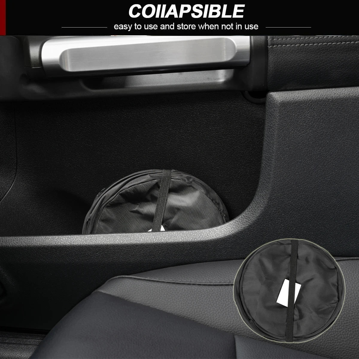 Car Trash Bag – Waterproof Hanging Garbage Bin for Cars