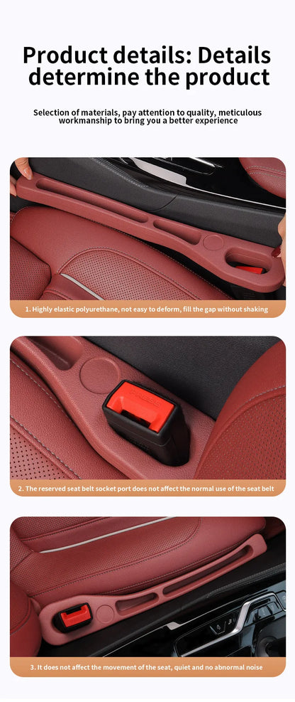 **"Car Seat Gap Filler – Universal Anti-Drop Organizer for Phones, Keys & Cards | Non-Slip & Durable"**